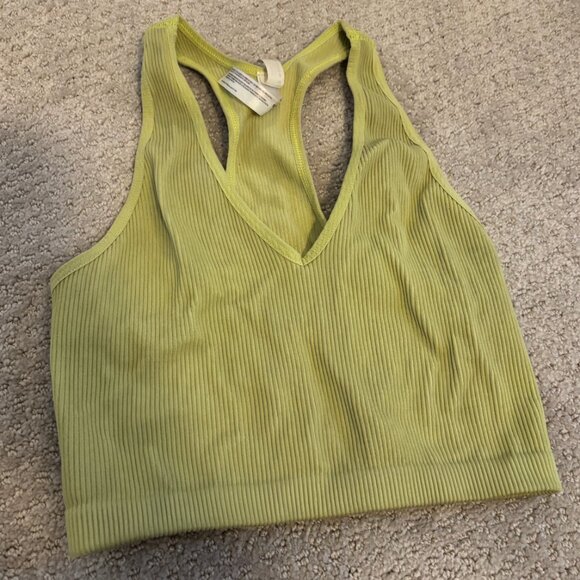 Free People Ribbed Bra/Cropped Tank, Size S - Picture 1 of 3